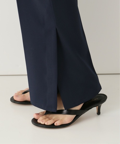 JOINT WORKS（ジョイントワークス）の「J-ツイルクロススリットパンツ（スラックス・レディース・ネイビー/サックスブルー/グリーン・SMALL/MEDIUM）」の7枚目の写真