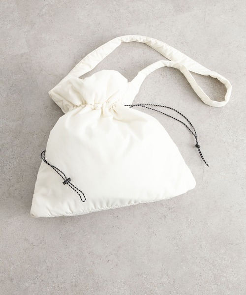 AMERICAN HOLIC（アメリカンホリック）の「【WEB限定】ボンディングギャザートート（トートバッグ・レディース・ブラック/カーキ/アイボリー・FREE）」の9枚目の写真