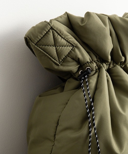 AMERICAN HOLIC（アメリカンホリック）の「【WEB限定】ボンディングギャザートート（トートバッグ・レディース・ブラック/カーキ/アイボリー・FREE）」の11枚目の写真