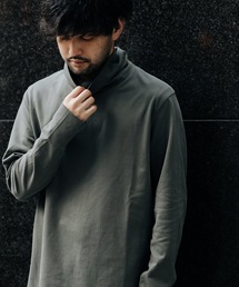 ATTACHMENT | COOLMAX SMOOTH CLOTH HIGH NECKED T-SHIRT L/S(Tシャツ/カットソー)