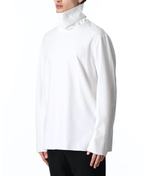 ATTACHMENT（アタッチメント）の「COOLMAX SMOOTH CLOTH HIGH NECKED T-SHIRT L/S（Tシャツ/カットソー・メンズ・ホワイト/ブラック/オフホワイト/グレー系その他・1/2/3）」の6枚目の写真