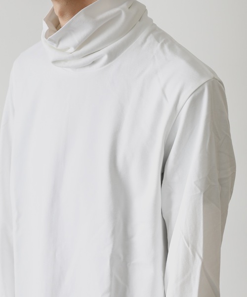 ATTACHMENT（アタッチメント）の「COOLMAX SMOOTH CLOTH HIGH NECKED T-SHIRT L/S（Tシャツ/カットソー・メンズ・ホワイト/ブラック/オフホワイト/グレー系その他・1/2/3）」の17枚目の写真
