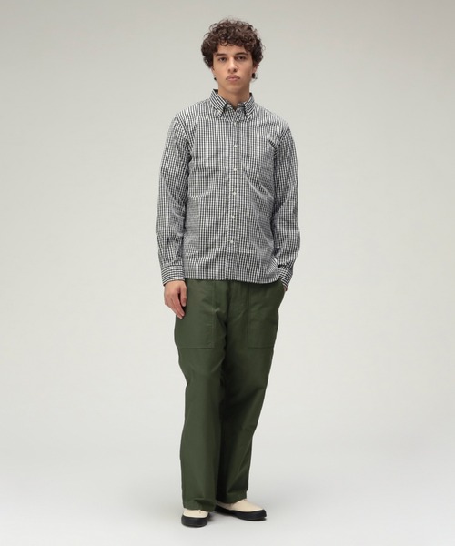 BEAMS PLUS / ブロード ギンガムチェック ボタンダウンシャツ（シャツ