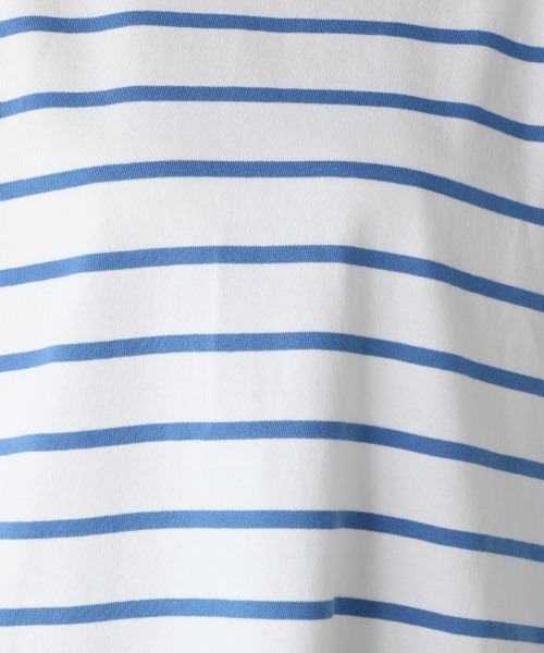 JEANASIS（ジーナシス）の「ボーダーショルダータックNS/216343（Tシャツ/カットソー・レディース・ブルー・FREE）」の12枚目の写真