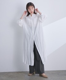 VIS | 【EC先行入荷】【高橋愛さんコラボ】 BIGポケット前あきワンピース(シャツワンピース)