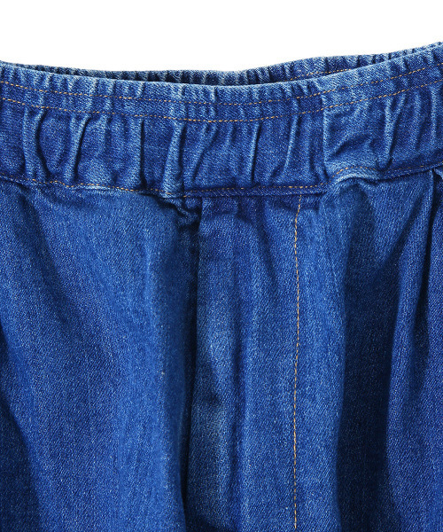 GOLD（ゴールド）の「GOLD / ゴールド：10oz. COTTON / LINEN DENIM EASY SHORT：21A-GL52254H[MUS]（デニムパンツ・メンズ・ネイビー・L/M/S）」の9枚目の写真