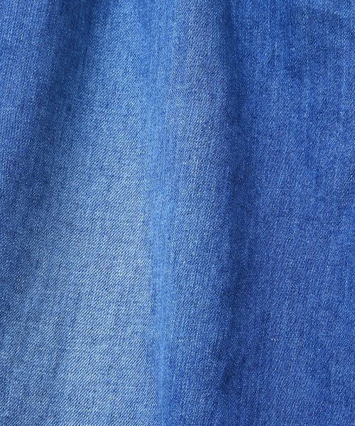 GOLD（ゴールド）の「GOLD / ゴールド：10oz. COTTON / LINEN DENIM EASY SHORT：21A-GL52254H[MUS]（デニムパンツ・メンズ・ネイビー・L/M/S）」の4枚目の写真