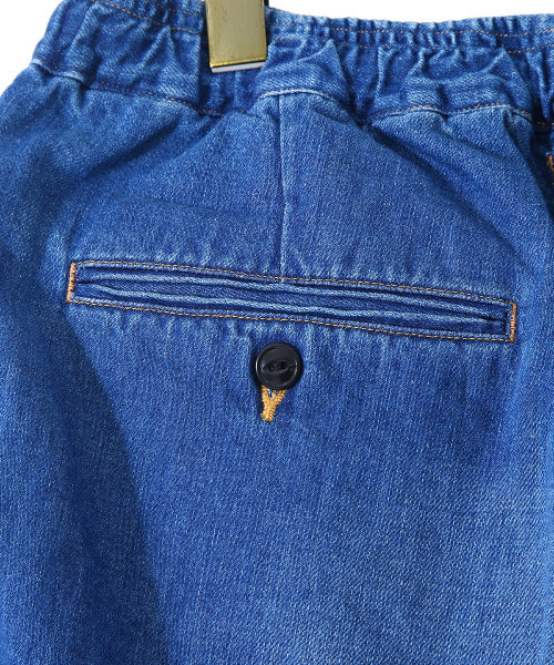 GOLD（ゴールド）の「GOLD / ゴールド：10oz. COTTON / LINEN DENIM EASY SHORT：21A-GL52254H[MUS]（デニムパンツ・メンズ・ネイビー・L/M/S）」の16枚目の写真