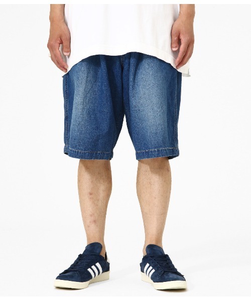 GOLD（ゴールド）の「GOLD / ゴールド：10oz. COTTON / LINEN DENIM EASY SHORT：21A-GL52254H[MUS]（デニムパンツ・メンズ・ネイビー・L/M/S）」の18枚目の写真