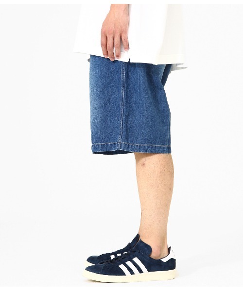 GOLD（ゴールド）の「GOLD / ゴールド：10oz. COTTON / LINEN DENIM EASY SHORT：21A-GL52254H[MUS]（デニムパンツ・メンズ・ネイビー・L/M/S）」の20枚目の写真