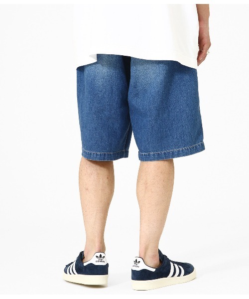 GOLD（ゴールド）の「GOLD / ゴールド：10oz. COTTON / LINEN DENIM EASY SHORT：21A-GL52254H[MUS]（デニムパンツ・メンズ・ネイビー・L/M/S）」の21枚目の写真