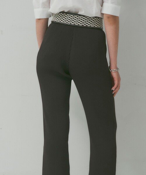 PUBLIC TOKYO（パブリックトウキョウ）の「メッシュサッシュベルト（ベルト・レディース・ダークブラウン/ベージュ・FREE）」の9枚目の写真