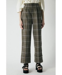 MOUSSY | WIDE LEG CHECK TROUSERS(その他パンツ)