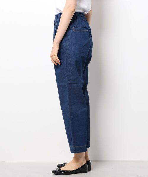 PUAL CE CIN（ピュアルセシン）の「JAPAN MADE デニムストレートパンツ（デニムパンツ・レディース・インディゴブルー/ブルー・FREE）」の4枚目の写真