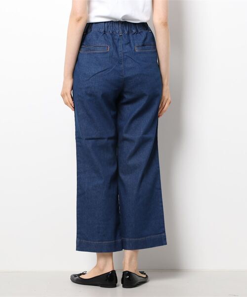 PUAL CE CIN（ピュアルセシン）の「JAPAN MADE デニムストレートパンツ（デニムパンツ・レディース・インディゴブルー/ブルー・FREE）」の3枚目の写真