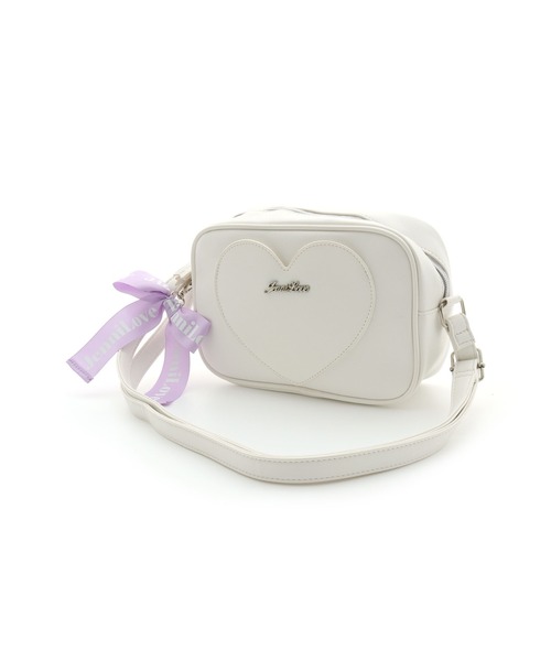 JENNI love（ジェニィラブ）の「リボンチャーム付きショルダーバッグ（ショルダーバッグ・キッズ・オフホワイト/ピンク/ブラック・F）」の16枚目の写真