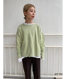 BLACK BY MOUSSY | basic sweat tops（ベーシックスウェットトップス）(スウェット)