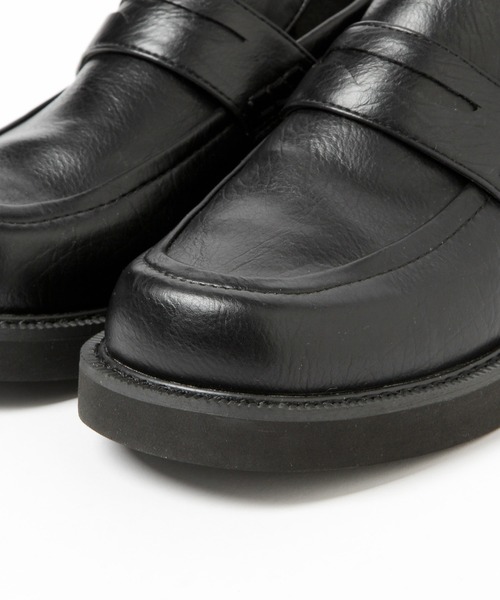 Heather（ヘザー）の「スクエアローファー　229093（ローファー・レディース・ブラック/ベージュ・M/L）」の8枚目の写真