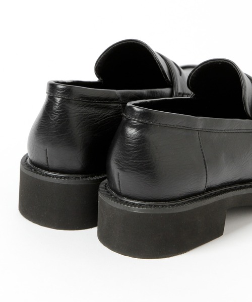 Heather（ヘザー）の「スクエアローファー　229093（ローファー・レディース・ブラック/ベージュ・M/L）」の7枚目の写真