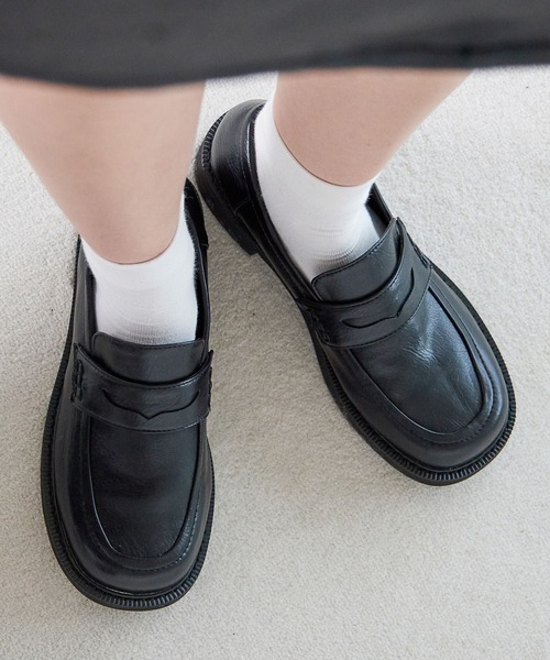 Heather（ヘザー）の「スクエアローファー　229093（ローファー・レディース・ブラック/ベージュ・M/L）」の18枚目の写真