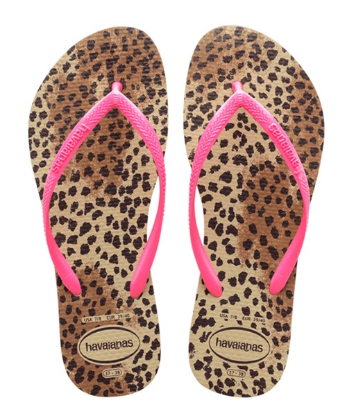 havaianas(ハワイアナス)の「havaianas (ハワイアナス) / Slim Animals サンダル ラバービーチサンダル(サンダル・レディース・ピンク系その他/その他1/その他2/ブラウン系その他/ゴールド系その他/ホワイト×ピンク/グレー/ベージュ・23/24.5/22/25.5)」の8枚目の写真