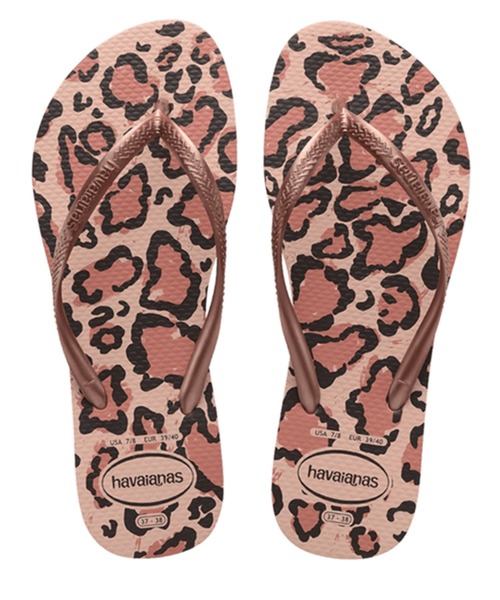 havaianas(ハワイアナス)の「havaianas (ハワイアナス) / Slim Animals サンダル ラバービーチサンダル(サンダル・レディース・ピンク系その他/その他1/その他2/ブラウン系その他/ゴールド系その他/ホワイト×ピンク/グレー/ベージュ・23/24.5/22/25.5)」の5枚目の写真