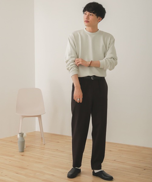 SENSE OF PLACE by URBAN RESEARCH（センスオブプレイスバイアーバンリサーチ）の「シシュウポンチロングTシャツ（Tシャツ/カットソー・メンズ・ブルー/ブラック/ライトベージュ/ホワイト・LARGE/MEDIUM）」の13枚目の写真