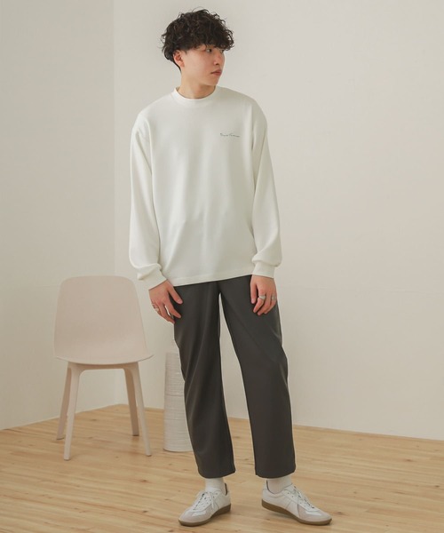 SENSE OF PLACE by URBAN RESEARCH（センスオブプレイスバイアーバンリサーチ）の「シシュウポンチロングTシャツ（Tシャツ/カットソー・メンズ・ブルー/ブラック/ライトベージュ/ホワイト・LARGE/MEDIUM）」の17枚目の写真