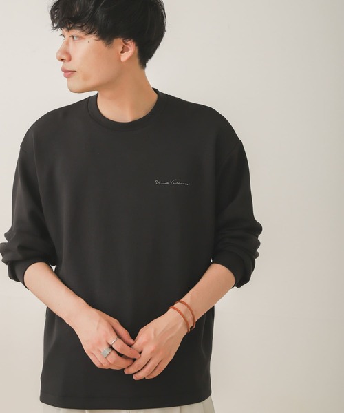 SENSE OF PLACE by URBAN RESEARCH（センスオブプレイスバイアーバンリサーチ）の「シシュウポンチロングTシャツ（Tシャツ/カットソー・メンズ・ブルー/ブラック/ライトベージュ/ホワイト・LARGE/MEDIUM）」の14枚目の写真