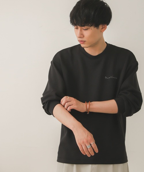 SENSE OF PLACE by URBAN RESEARCH（センスオブプレイスバイアーバンリサーチ）の「シシュウポンチロングTシャツ（Tシャツ/カットソー・メンズ・ブルー/ブラック/ライトベージュ/ホワイト・LARGE/MEDIUM）」の21枚目の写真