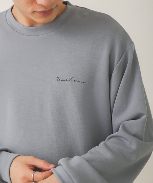 SENSE OF PLACE by URBAN RESEARCH（センスオブプレイスバイアーバンリサーチ）の「シシュウポンチロングTシャツ（Tシャツ/カットソー・メンズ・ブルー/ブラック/ライトベージュ/ホワイト・LARGE/MEDIUM）」の11枚目の写真