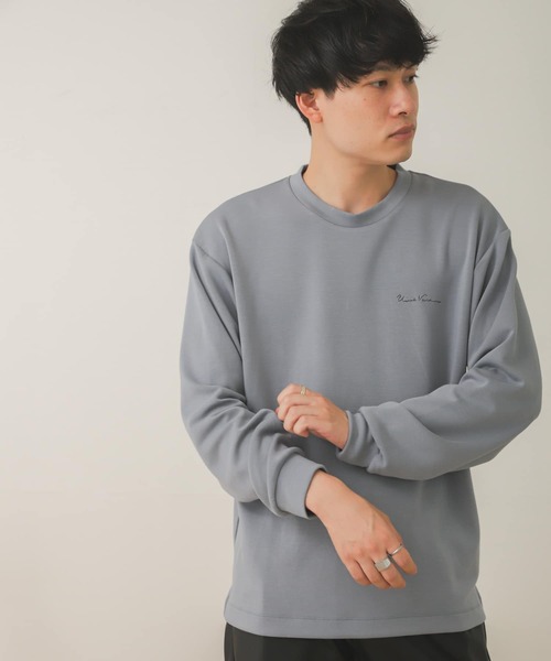 SENSE OF PLACE by URBAN RESEARCH（センスオブプレイスバイアーバンリサーチ）の「シシュウポンチロングTシャツ（Tシャツ/カットソー・メンズ・ブルー/ブラック/ライトベージュ/ホワイト・LARGE/MEDIUM）」の15枚目の写真