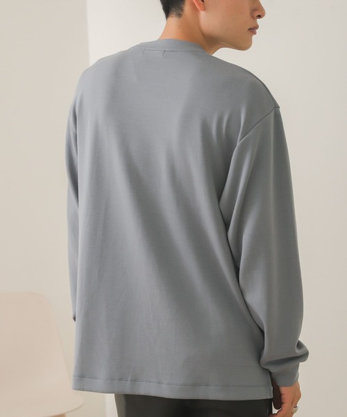 SENSE OF PLACE by URBAN RESEARCH（センスオブプレイスバイアーバンリサーチ）の「シシュウポンチロングTシャツ（Tシャツ/カットソー・メンズ・ブルー/ブラック/ライトベージュ/ホワイト・LARGE/MEDIUM）」の22枚目の写真