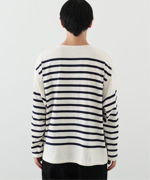 JOURNAL STANDARD relume（ジャーナルスタンダード　レリューム）の「3XL NAVAL BORDER/ボーダーTシャツ（Tシャツ/カットソー・メンズ・ブラック/ネイビー/カーキ/レンガ・LARGE/XXX-LARGE）」の14枚目の写真