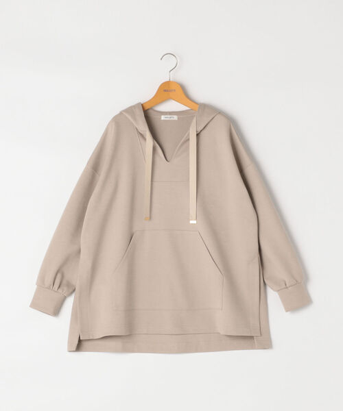 NOLLEY’S（ノーリーズ）の「ダブルエアーウォッシャブルパーカー（パーカー・レディース・ベージュ/ブラウン・38）」の13枚目の写真