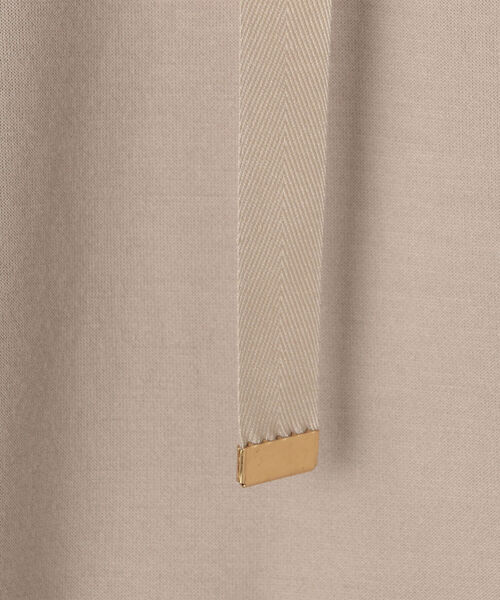 NOLLEY’S（ノーリーズ）の「ダブルエアーウォッシャブルパーカー（パーカー・レディース・ベージュ/ブラウン・38）」の4枚目の写真