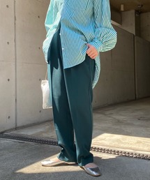 DouDou | ソフトテーパードタックパンツ(その他パンツ)