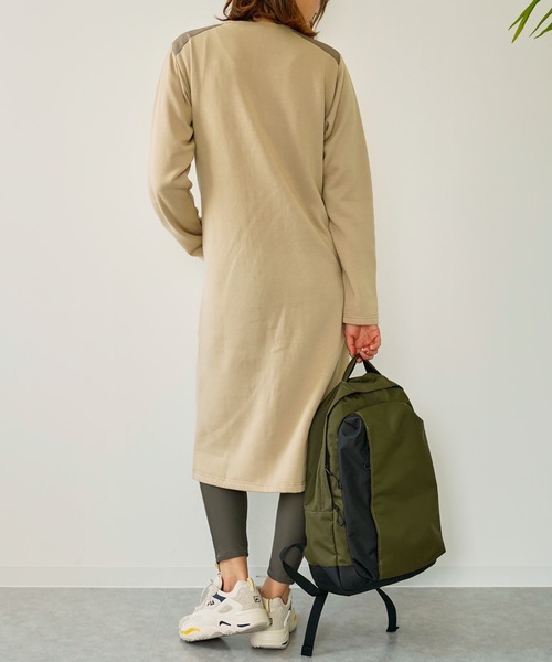 BENETTON (UNITED COLORS OF BENETTON)（ベネトンユナイテッドカラーズオブベネトン）の「【BENETTON / ベネトン】レディースワンピース（ワンピース・レディース・ブラック/ベージュ/カーキ/ピンク・SMALL/MEDIUM/LARGE/X-LARGE）」の16枚目の写真