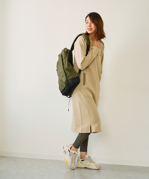 BENETTON (UNITED COLORS OF BENETTON)（ベネトンユナイテッドカラーズオブベネトン）の「【BENETTON / ベネトン】レディースワンピース（ワンピース・レディース・ブラック/ベージュ/カーキ/ピンク・SMALL/MEDIUM/LARGE/X-LARGE）」の18枚目の写真