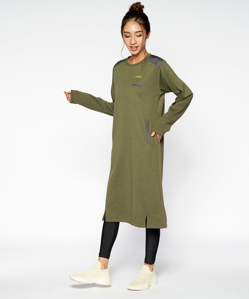 BENETTON (UNITED COLORS OF BENETTON)（ベネトンユナイテッドカラーズオブベネトン）の「【BENETTON / ベネトン】レディースワンピース（ワンピース・レディース・ブラック/ベージュ/カーキ/ピンク・SMALL/MEDIUM/LARGE/X-LARGE）」の7枚目の写真