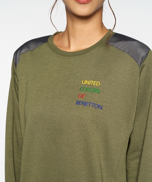 BENETTON (UNITED COLORS OF BENETTON)（ベネトンユナイテッドカラーズオブベネトン）の「【BENETTON / ベネトン】レディースワンピース（ワンピース・レディース・ブラック/ベージュ/カーキ/ピンク・SMALL/MEDIUM/LARGE/X-LARGE）」の10枚目の写真