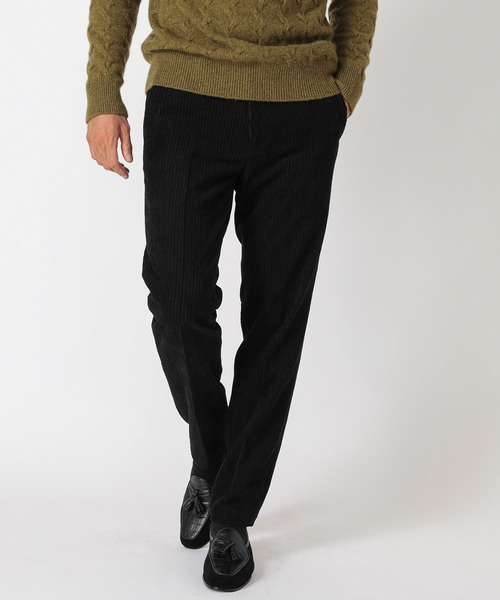 MEN'S BIGI（メンズビギ）の「コーデュロイ ストレッチパンツ（スラックス・メンズ・ブラック/ライトベージュ・01/02/03/04）」の2枚目の写真