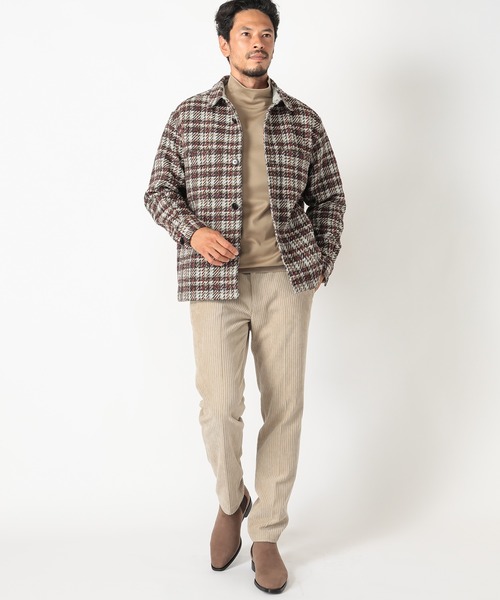 MEN'S BIGI（メンズビギ）の「コーデュロイ ストレッチパンツ（スラックス・メンズ・ブラック/ライトベージュ・01/02/03/04）」の6枚目の写真