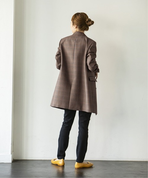 Noble（ノーブル）の「《追加》チェックピークドロングジャケット2