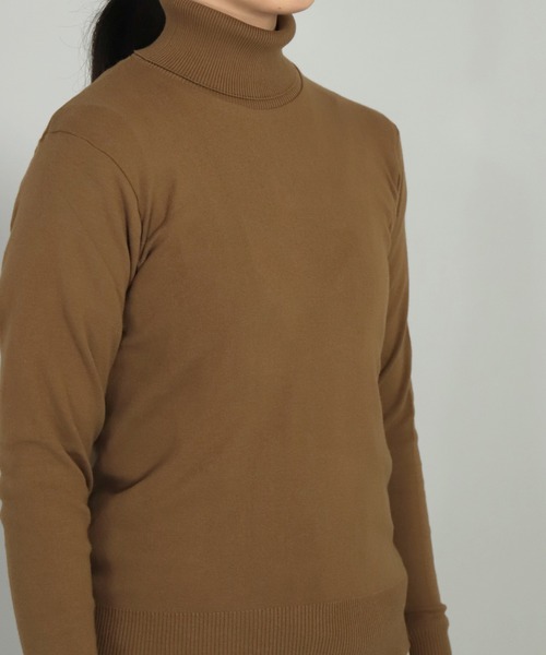 gicipi（ジチピ）の「[ gicipi ] タートルネック　フィット　ANANAS/アナナス（Tシャツ/カットソー・レディース・ホワイト/ブラック/ブラウン・1）」の17枚目の写真