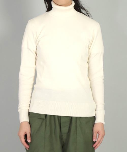 gicipi（ジチピ）の「[ gicipi ] タートルネック　フィット　ANANAS/アナナス（Tシャツ/カットソー・レディース・ホワイト/ブラック/ブラウン・1）」の10枚目の写真