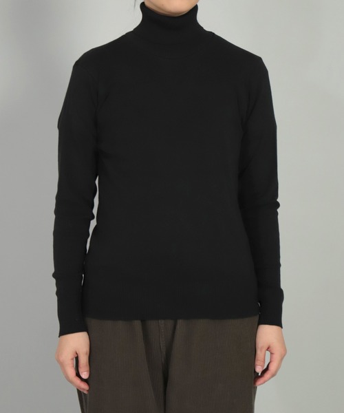 gicipi（ジチピ）の「[ gicipi ] タートルネック　フィット　ANANAS/アナナス（Tシャツ/カットソー・レディース・ホワイト/ブラック/ブラウン・1）」の14枚目の写真