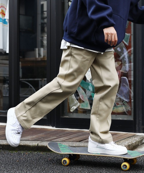 Dickies(ディッキーズ)の「Dickies/ディッキーズ 874 オリジナル ワイドチノパンツ ワークパンツ(チノパンツ・メンズ・ブラック/ダークブラウン/カーキ/チャコール・34/32/28/36/30)」の2枚目の写真