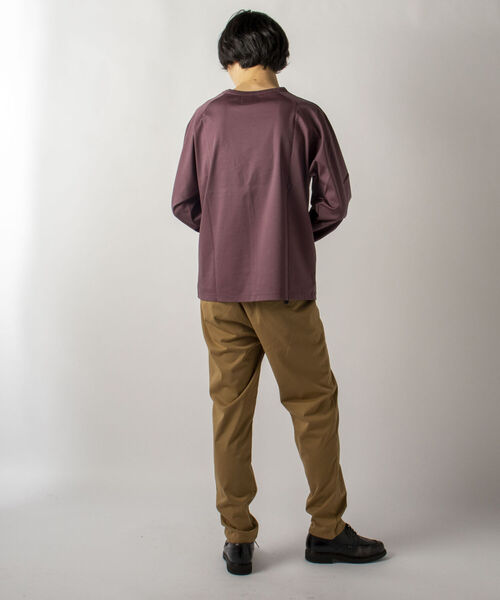 GLOSTER(グロスター)の「【GLOSTER/グロスター】SILKY SMOOTH TEE シルケットスムース ロングスリーブTシャツ(Tシャツ/カットソー・メンズ・ホワイト/ブラック/ラベンダー・MEDIUM/LARGE)」の22枚目の写真