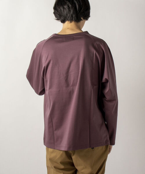 GLOSTER(グロスター)の「【GLOSTER/グロスター】SILKY SMOOTH TEE シルケットスムース ロングスリーブTシャツ(Tシャツ/カットソー・メンズ・ホワイト/ブラック/ラベンダー・MEDIUM/LARGE)」の12枚目の写真